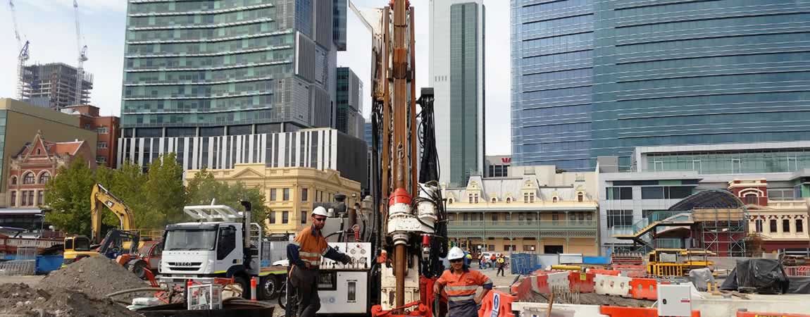 small footprint drilling rigs perth